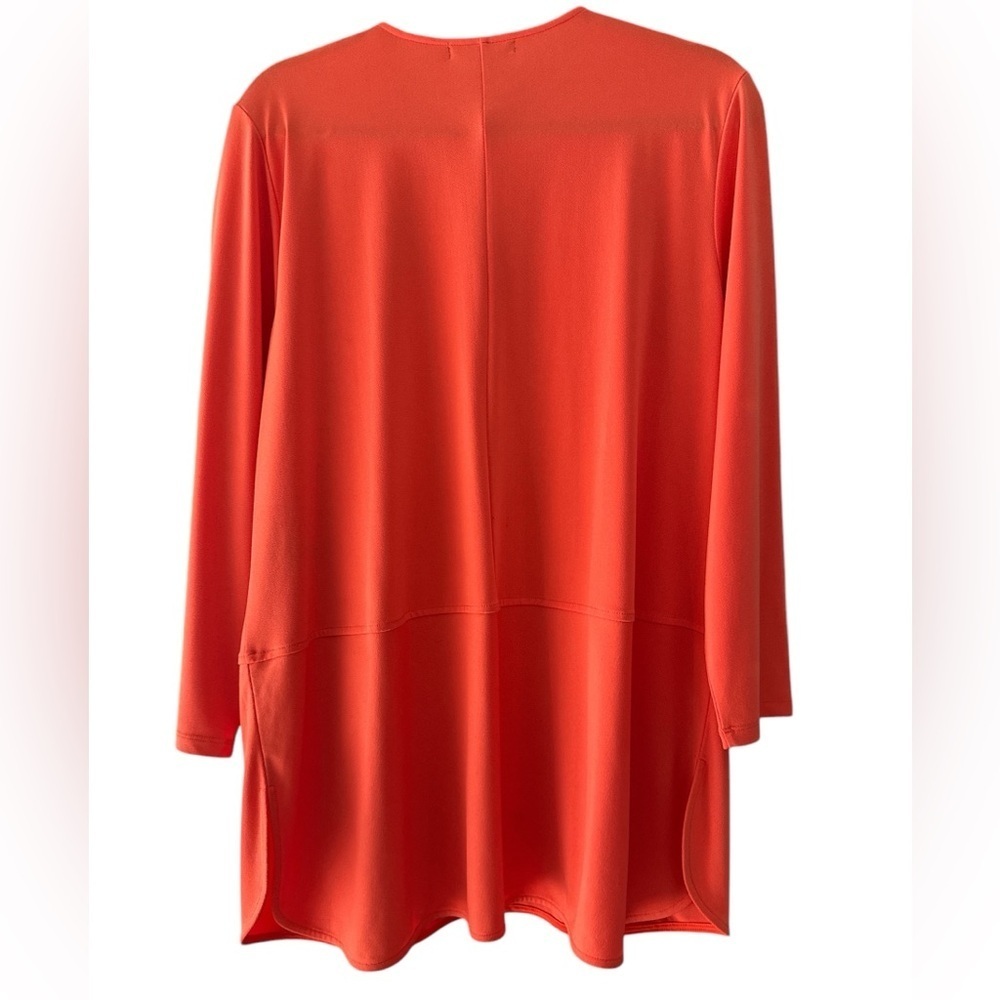 Lauren Ralph Lauren Orange/tangerine blouse sz 1X - Picture 2 of 5